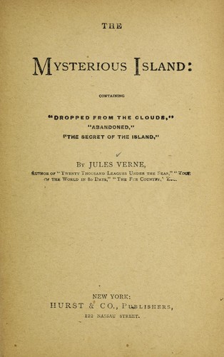 The Mysterious Island by Jules Verne